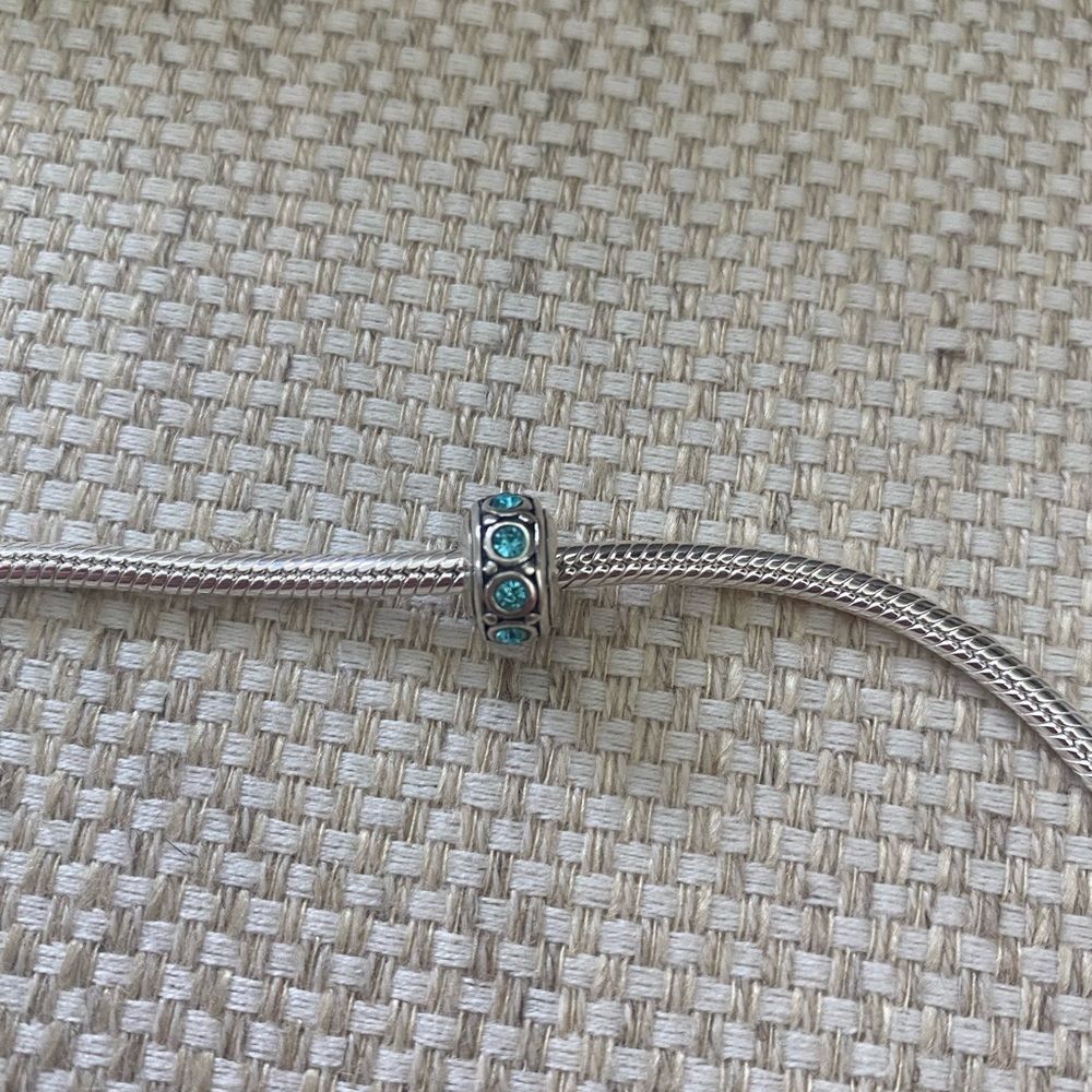 Chamilia March Aqua Marie Birthstone Charm